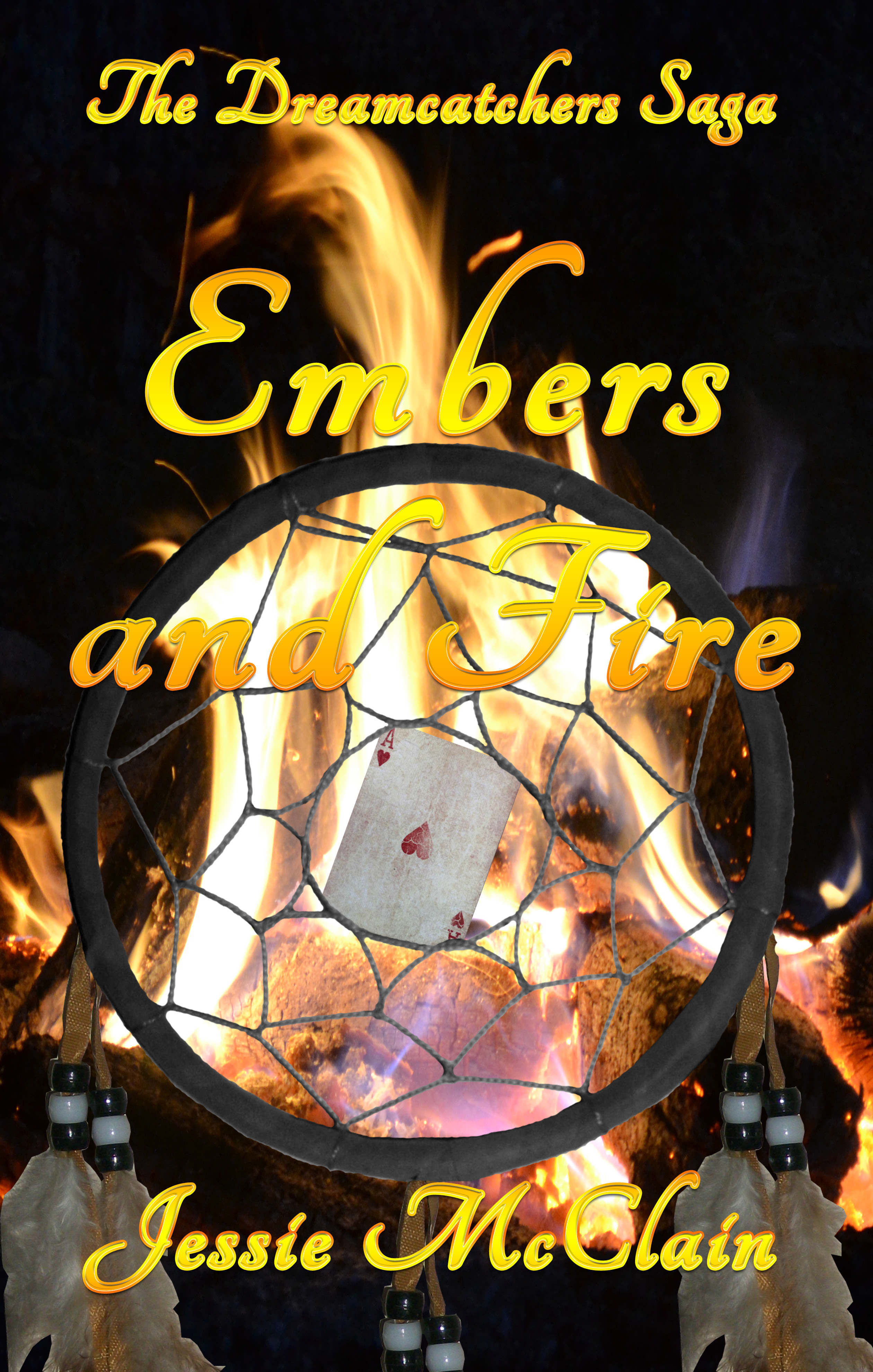 book cover for Embers and Fire